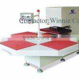 sportswear log heat transfer printing machine four trays