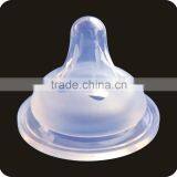 Food Grade Transparent Wide Neck Natural Nipple Silicone Baby Nipple Milk Nipple thumbnail-3