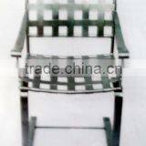 Iron Chair, Dinner Chair, Garden Chair, Garden Iron Mesh Chair, Indoore Wrough Iron Chairs thumbnail-1
