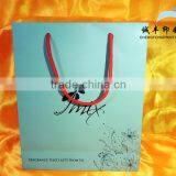 Christmas Printing Paper Gift Bag With Golden Stamping