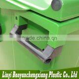 New Polyethylene HDPE Green China Outdoor 1100l Wholesale Plastic Trash Cans With Wheels and Covers thumbnail-4