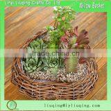Coloful Heart Shape Wicker Baskets for Garden thumbnail-1