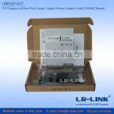 LREC9712HT PCI Express x4 Dual Copper Port 10/100/1000Mbps Network Card (Intel I350AM2 Based) thumbnail-4