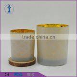 Wedding Decorative Electro Plating Black Glass Candle Jar Quality Choice thumbnail-2