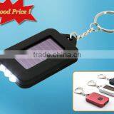 Best Solar Power 3 LED ABS Plastic Key Chain Torch Light For Gift Promotional thumbnail-3
