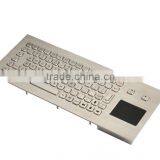 Full Funtionalities IP65 With Trackball Integrated Metal Keyboard thumbnail-2