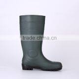 Cheap Simple Style Safety PVC Rain Shoes With Steel Toe, Industrial Safety Boots thumbnail-5