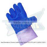 Heat Resistance Chrome Leather Gloves ( SUP-PPE-HAP-CLHRHG-520E-1 )