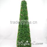 high simulation real touch artificial plastic fake topiary tree with cheap price for garden ornamets