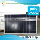 High efficiency poly 255w panel with low price