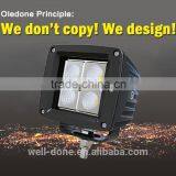 Light Dancer 12w Led Square Work Light, Surface or Flush Mount off Road LED Light, 4X4 Led Work Lamp thumbnail-1