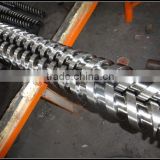 Plastic extruder parallel twin screw barrel for PVC pipe/profile