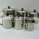 Stainless Steel Tableware Mug Set