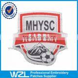 Football Woven Labels, Machine Made Soccer Woven Tags Badge