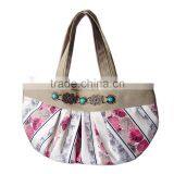 Colorful Antique Copper Flower Design Handbag for Promotion