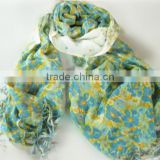 2015 printing lady scarf for spring