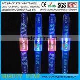 2016 Cheapest Led Gifts Happy Led Bracelets,Promotional Gifts Led Flashing Bracelets for Party Concert,bar,fesival thumbnail-4