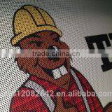 Helmet Decor Sticker One Way Vision