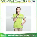 Comfortable Sport Wear For Women Quick Dry Custom Logo White Polo T Shirt thumbnail-1