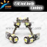 Canbus T10 5smd 5050 LED Car Light Canbus W5W 194 5050 SMD Error Free Light Bulbs
