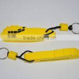 OEM Design Boat Eva Keyring , Sailboat Shape Eva Float Key Chain