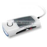 Flexible Solar Led Flashlight Charger for Laptop and Tablet PC With USB Output