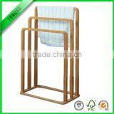 Hot Sale Design Wooden Standing Towel Rack With Shoes Rack for Hotel thumbnail-2