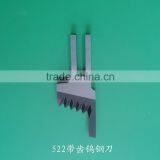 Industrial 522 Hard Alloy Sewing Machine Part Knife