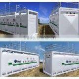 Containerized Mobile Filling Station Both for Gasoline and Diesel Skid Mounted Mobile Petrol Station thumbnail-1