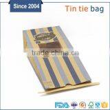 FDA Food Grade Paper Bag Natural Tin Tie Kraft Paper Bag With Window thumbnail-2