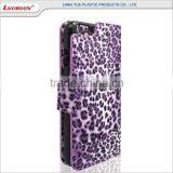 Two Card Slot Separable Leopard pu Leather Flip Cover Case for lg Magna g4 Stylus thumbnail-3
