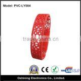 New GIft Promotion Gift OEM Bracelets USB Pendrive PVC Memory Stick 3D Silicone Wristband USB Flash Drive(PVC-LY004) thumbnail-3