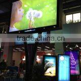 Two Sides Lightbox With Pole in Galanized Used in Outdoor Advertising