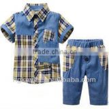 OEM Fashion Design Boy Dress Cotton Boy Clothes Set