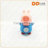 2015 New Wireless Mini Cartoon Cute Pig Bluetooth Speaker for Mobile Phone