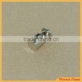 Classical Style One Hole Cord Stopper Zinc Alloy Cord Lock Metal Cord Stopper Plating Cord Stopper