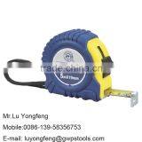 Steel tape measure with rubber cover