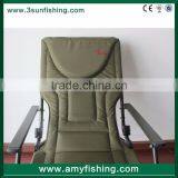 Carp Fishing Folding Chair With Arms Adjustable Legs thumbnail-3