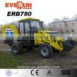 Hydraulic Polit Control EVERUN 4WD Backhoe Loader for Sale thumbnail-5