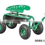 Rolling Garden Cart With Seat thumbnail-1