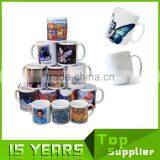 Hot Sale 11oz Polyester Coating Paintable Ceramic Coffee Mug thumbnail-1