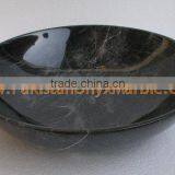 TEAKWOOD BLACK ZEBRA MARBLE BOWLS thumbnail-2