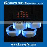 Concert Event Used Led Bracelet Activated Nylon Led Remote Wristbands thumbnail-5