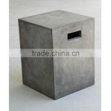 Cement Ivory Side Table thumbnail-5