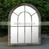 POWERLON Vintage Garden Iron Window Mirrors With Natural Beauty Reflection thumbnail-4