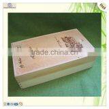 Packing 2 Bottles Slide Wood Beer Wine Box thumbnail-2