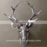 Resin Metallic Color Deer Head Wall Hanging Craft thumbnail-4