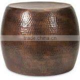 Metal Furniture Hammered Copper Table thumbnail-1