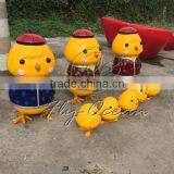 FO-FS05 Fiberglass Chicken Sculpture thumbnail-1