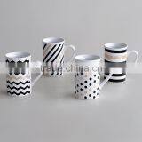 2017 Hot Sale Stoneware Promitional Cheap Coffee Mug With Golden Design Printing thumbnail-4